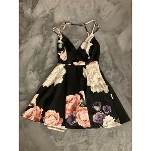 NWT strappy low back formal dress